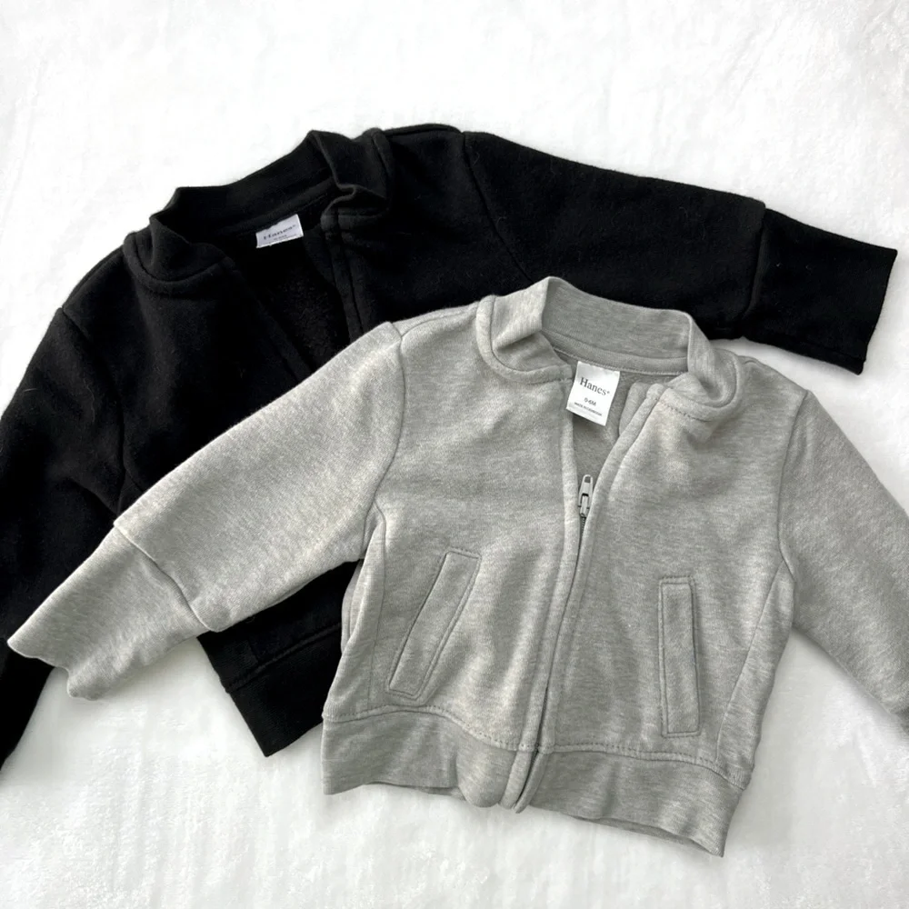 Hanes Infant Zipup Cardigan Jackets